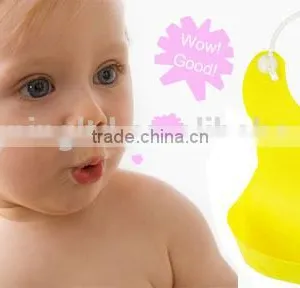 Silicone Baby Waterproof Soft Bib Apron Pinafore Feeding Spill Food Collector Holder thumbnail-5