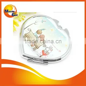 New Design Heart Shape Makeup Mirror thumbnail-1