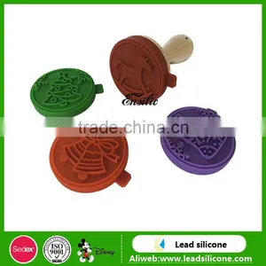 100% Food Grade Homemade Silicone Cookie Stamper thumbnail-4