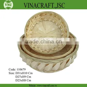 Natural Bamboo Food Basket for Daily thumbnail-1
