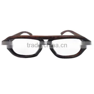 Natural Sapele Wood Sunglasses Frame thumbnail-1
