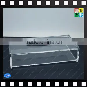 2017 Hot Sale High Quality Home Acrylic Tissue Paper Box Holder thumbnail-1