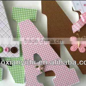 Wooden Alphabet Letters DIY Manual Process Letters Laser Cutting Letters Can Be Customized thumbnail-2