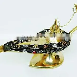 Decorative Beads Brass Aladdin Genie Lamp thumbnail-3