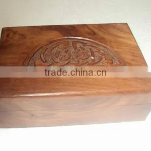 Wood Carving Decoration Gift & Storage Box thumbnail-1