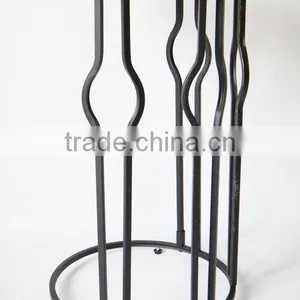 New Design Gramercy Wood Top Metal Round Coffee Side Table thumbnail-1