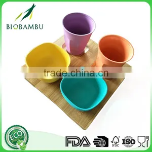 Ecological Environmental Pretty Design Bamboo Fiber Dinner Set thumbnail-2