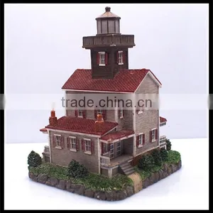 Custom Souvenir 3D Castle Building Model Craft Resin House Building Model Factory thumbnail-2