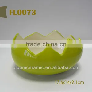 New Design Egg Shape Ceramic Flower Pots thumbnail-1