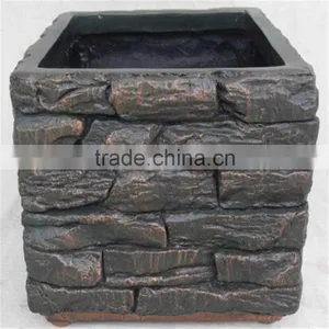 SJ20171010 2017 China Manufacturer Indoor Plant Fibre Flower Vase thumbnail-1