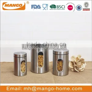 Round Airtight Stainless Steel Canister thumbnail-2