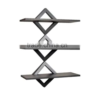 Hot Sale Three Level Shelving System Mdf Wood Home Wall Decor Wall Floating Shelf thumbnail-2