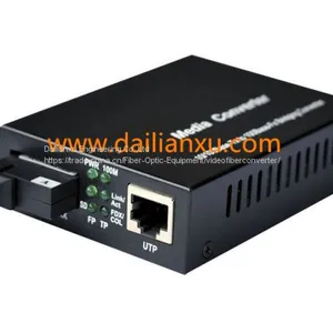 10/100M Fast Ethernet Fiber Media Converter  Fast Ethernet to SC Media Converter SC Fiber Port to Ethernet Converter thumbnail-1