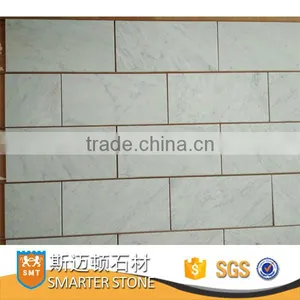 Carrara White Import Marble Tile 12" x 12" thumbnail-1
