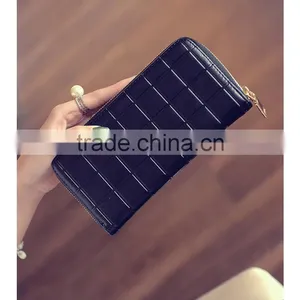 Women Long PU Leather 3 Fold Handbags Purses Clutch Wallet thumbnail-4