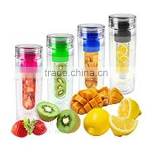 New Products 2016 Private Label Shaker Plastic Clear Shaker Water Bottle thumbnail-2