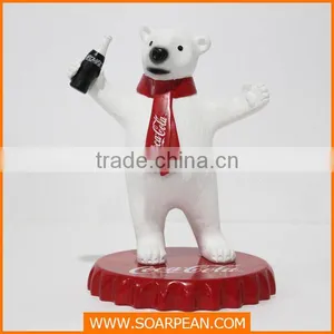 Stylish Decoration Advertising Fiberglass Bear Statues thumbnail-1