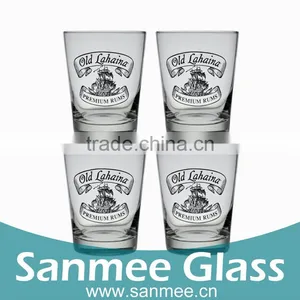 4PCS Glass Set Wholesale Logo Decal Glass Tumbler Cup Glass thumbnail-1