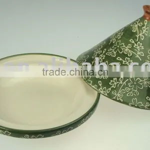 7 Inch Cooking Tajine,Hand Painted Design thumbnail-1