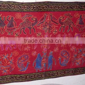 Decorative Textile Patch Work Wall Hanging thumbnail-1