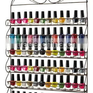 Nail Polish Rack Nail Polish Organizer Holds up to 102 Bottles Metal Frame thumbnail-1