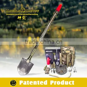 Outdoor Compact Multifunction Emergency Survival Camping And Hiking 30 in 1 Shovel thumbnail-1