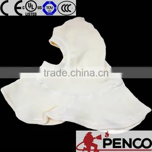 Fire Hood Nomex Woven Fabric Mata-aramid Head Protection White CE EN3911 Eye Protection thumbnail-5