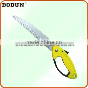 B9014 New Design Yellow Plastic Handle Folding Saw&pruning Saw&hand Saw thumbnail-1