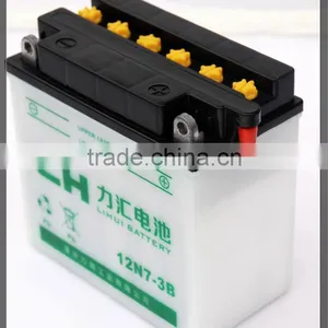 12N7-3B Motorcycle Battery thumbnail-1