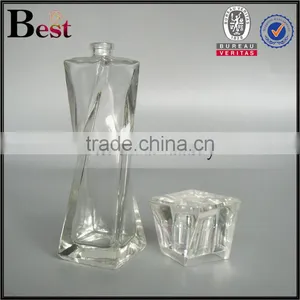 Super High Quality 50ml Perfume Spray Bottle Blue Gradient Color Perfume Spray Bottle With Aluminum Cap thumbnail-4