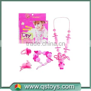 For Sale Popular Pink DIY Fabric Jewelry Set Girl Toys thumbnail-1