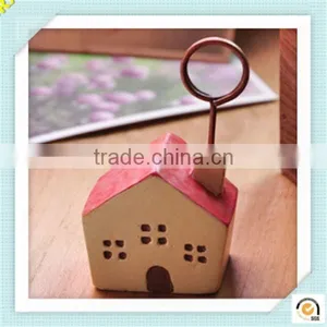 Mini Pretty House Shape Photo Memo Holder/DIY Small Plastic Memo Clip/ Customized Memo Clip China Supplier thumbnail-1