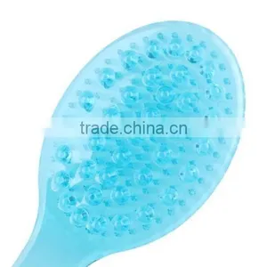 Colorful Long Handled Body Bath Shower Back Brush Scrubber Skin Cleaning Massager thumbnail-3