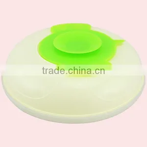 Plastic Put Hot Water Insulated Dish Keep Food Warm Baby Plate thumbnail-5