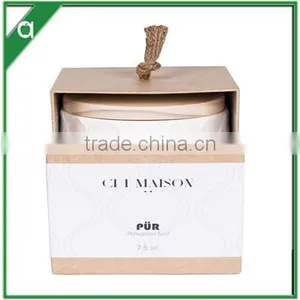Organic Scented Candle in Ceramic Vessel With Wood Lid and Gift Box thumbnail-6