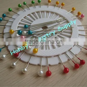 Wedding Corsage Binding 55mm Pearl Ball Buttonhole Pin thumbnail-1