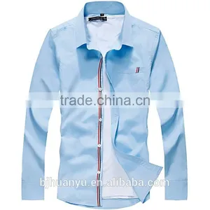 Men Formal Plain Various Color Pontied T/C Dress Shirt 2015 thumbnail-3