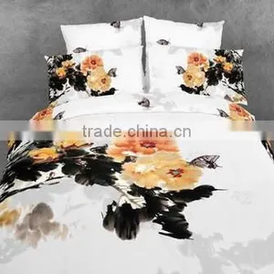 China Supplier Pretty Cartoon Printed Bed Sheet Set Pure Polyster Digital Printing Kids thumbnail-5