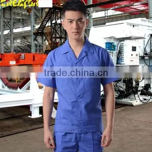 Summer Men Embroidery Uniform thumbnail-1