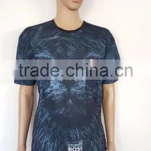 Tshirt Sublimation Print no Minimum Quantity 3D Shirt You Print Private Label 2016 thumbnail-2