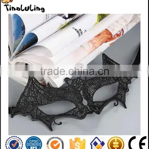 Women Elegant Sexy Black Lace Masquerade Eye Mask Carnival Dance Hand Mask thumbnail-3
