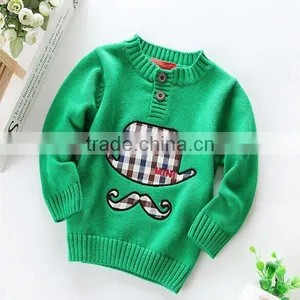Baby Boys Cotton Sweaters 2015 Knitted Kids Pullover Sweater thumbnail-1