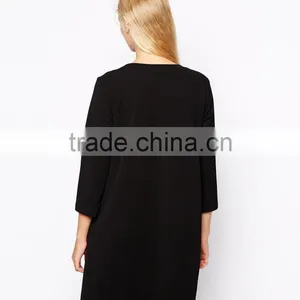 Monki 3/4 Sleeve Knitted Dress thumbnail-2