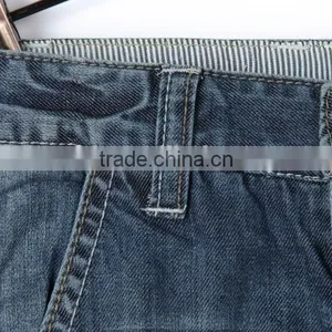 High Quality Multi Pocket Organ Bag Style Embroidery Patch 100% Cotton Oem Baggy Jeans for Children thumbnail-5