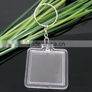 10 Key Chain&Key Rings W/Transparent Acrylic Picture Frames thumbnail-1