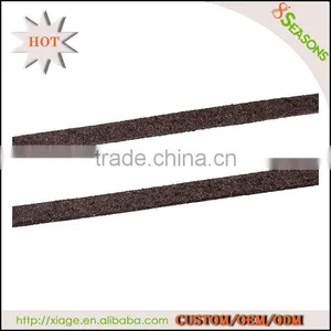 Velvet Suede Jewelry Rope Cord Coffee 2.5mm( 1/8") x 1mm, 20 M thumbnail-1