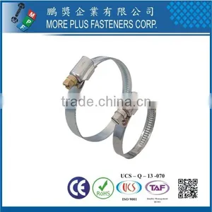 Made in Taiwan Metal Black 1/2 Inch Band Amercian Schlauchklemmen Hose Clamp thumbnail-3