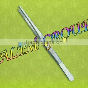 6 THUMB DRESSING FORCEPS 12" SURGICAL DENTAL INSTRUMENT thumbnail-1