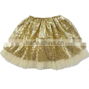 Newborn Shiny Sequins Tutu Skirts Baby Girls Lace Skirts Wholesale Hot Shorts for Kids thumbnail-2