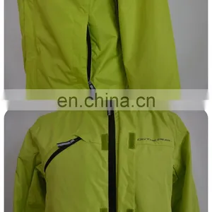High Quality Custom Breathability Grass Green Rain Jacket With Pants thumbnail-6